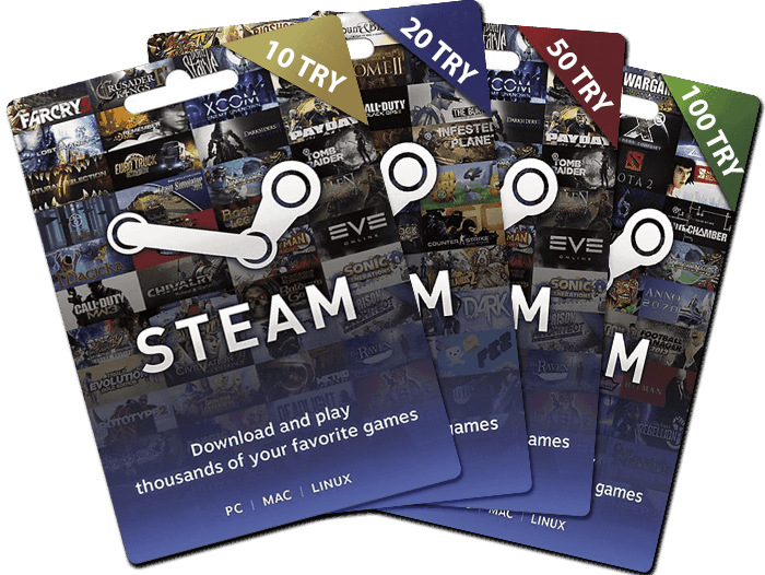  Steam Gift Card TL 